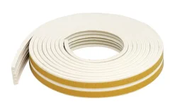 M-D BUILDING PRODUCTS White EPDM Rubber Foam Weather Stripping Tape For Doors and Windows 204 in. L