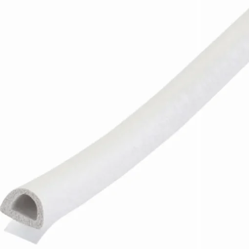 M-D BUILDING PRODUCTS White EPDM Rubber Foam Weatherstrip For Doors and Windows 17 ft. L X 0.25 in.