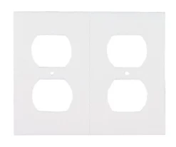 M-D BUILDING PRODUCTS White Foam Wall Plate Sealers 6 pk