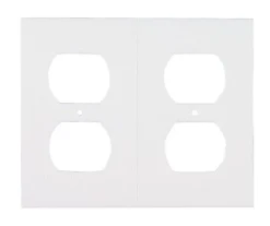 M-D BUILDING PRODUCTS White Foam Wall Plate Sealers 6 pk