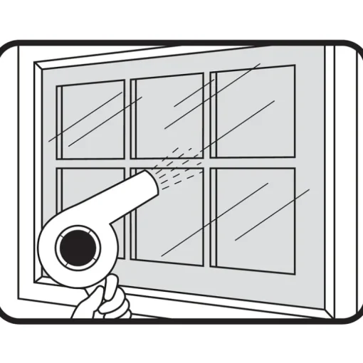 M-D Clear Shrink & Seal Indoor Window Film Insulator Kit 62 W x 210 L in.