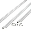 M-D White Aluminum/Vinyl Weatherstrip Kit For Door Jambs 36 and 84 in. L X 1-1/2 in.