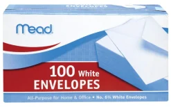 Mead 3.63 in. W x 6.75 in. L A6 White Envelopes 100 pk