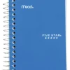 Mead 3-1/2 in. W x 5-1/2 in. L College Ruled Spiral Notebook