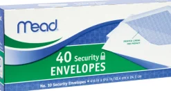 Mead 9.5 in. W x 4.12 in. L No. 10 Envelopes 40 pk