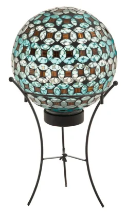 Meadow Creek Glass Multi-color 19.6 in. H Gazing Ball (Pack of 2)
