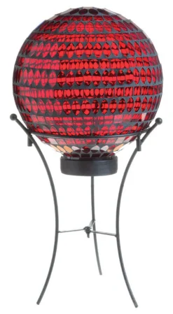 Meadow Creek Glass Multi-color 19.6 in. H Gazing Ball (Pack of 2)