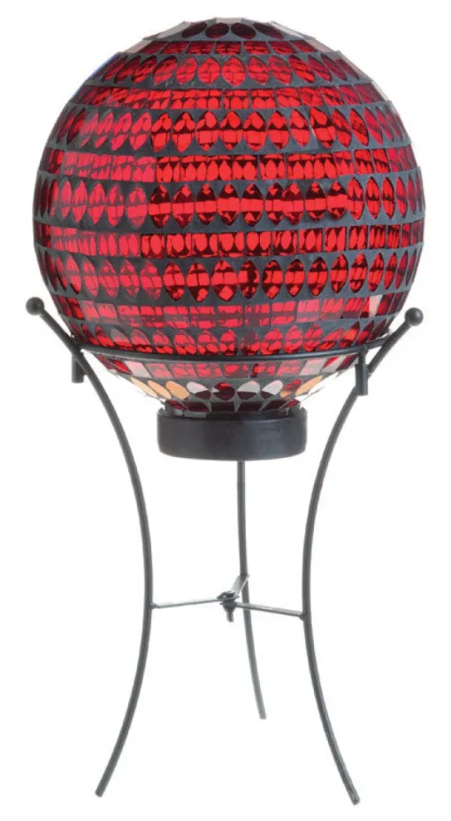 Meadow Creek Glass Multi-color 19.6 in. H Gazing Ball (Pack of 2)