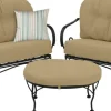 Meadowcraft 3450138-0305052 3 Piece Brantley Oasis Chat Set