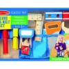 Melissa & Doug Deluxe Wooden Tool Belt Set Wood Assorted 13 pc.