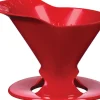 Melitta 64008 1 Cup Red Pour-Over Coffee Brewer