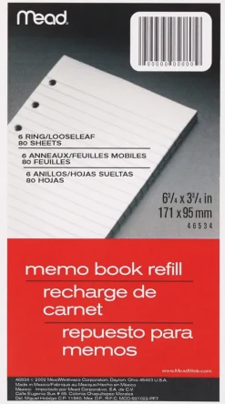 MEMO BOK 80SH 6.75X3.75"