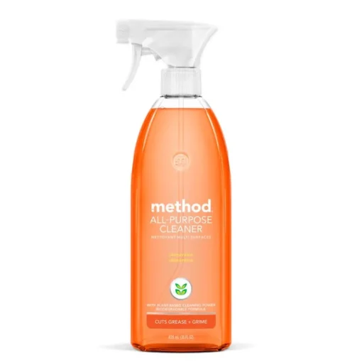 Method Clementine Scent Organic All Purpose Cleaner Liquid 28 oz. (Pack of 8)