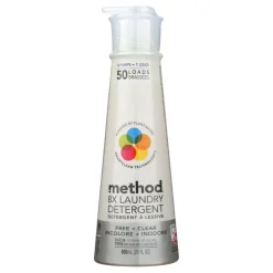 Method Free & Clear Scent Laundry Detergent Liquid 20 oz. (Pack of 6)