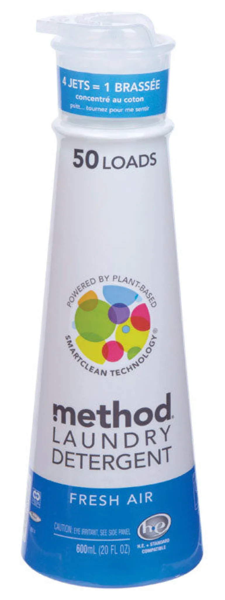 Method Fresh Air Scent Laundry Detergent Liquid 20 oz. (Pack of 6)