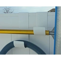 Mide Products 10 in. L Powder Coated White Aluminum Long Slip-On Hook 25 lb. cap. 2 pk