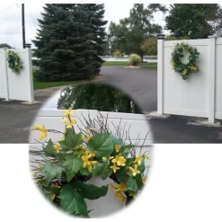 Mide Products 6 in. L Powder Coated White Aluminum Short Slip-On Hook 25 lb. cap. 2 pk