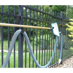 Mide Products Black Aluminum Powder Coated 25 lbs. Capacity Short Slip-on Hook 6 L in.