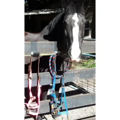 Mide Products Black Aluminum Powder Coated 25 lbs. Capacity Short Slip-on Hook 6 L in.