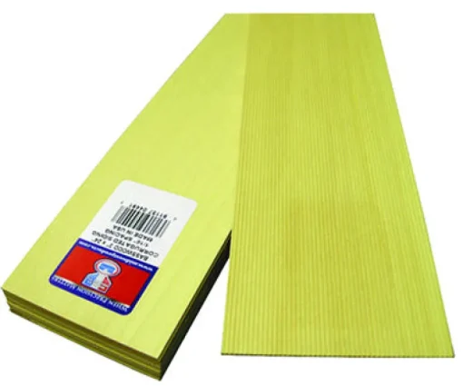Midwest Products 3 in. W x 2 ft. L x 1/4 in. Basswood Sheet #2/BTR Premium Grade (Pack of 5)