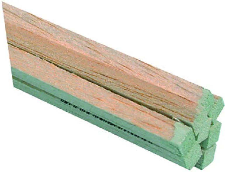 Midwest Products 1/8 in. W x 3 ft. L x 1/8 in. Balsawood Sheet #2/BTR Premium Grade (Pack of 36)