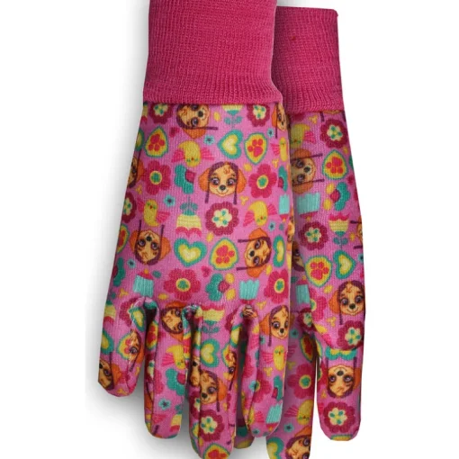 Midwest Quality Gloves Multicolor Cotton/Polyester Blend Girls Gardening Gloves One Size (Pack of 6)