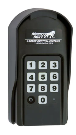 Mighty Mule 0 volt Wireless DC Powered Digital Key Pad