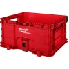 Milwaukee PACKOUT 9.9 in. H x 18.6 in. W x 15 in. D Stackable Crate