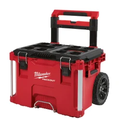 Milwaukee PACKOUT 22.1 in. Impact-Resistant Poly Rolling Tool Box 25.6 in. W x 18.9 in. H Wheeled