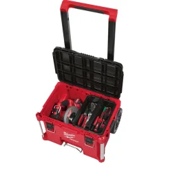 Milwaukee PACKOUT 22.1 in. Impact-Resistant Poly Rolling Tool Box 25.6 in. W x 18.9 in. H Wheeled