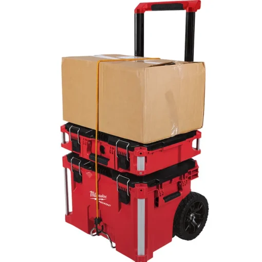 Milwaukee PACKOUT 22.1 in. Impact-Resistant Poly Rolling Tool Box 25.6 in. W x 18.9 in. H Wheeled