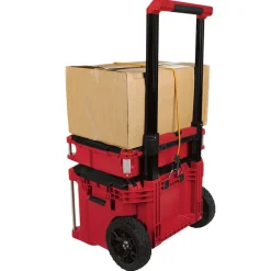 Milwaukee PACKOUT 22.1 in. Impact-Resistant Poly Rolling Tool Box 25.6 in. W x 18.9 in. H Wheeled