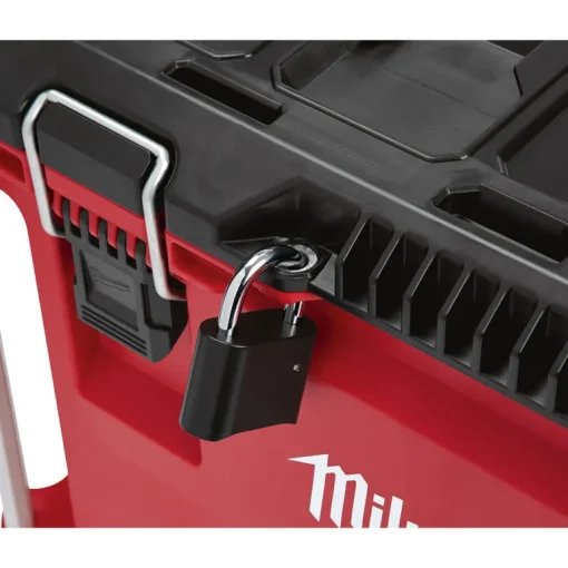 Milwaukee PACKOUT 22.1 in. Impact-Resistant Poly Rolling Tool Box 25.6 in. W x 18.9 in. H Wheeled