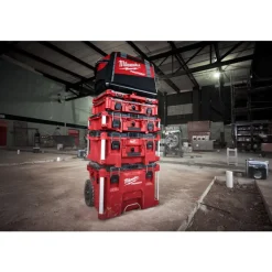 Milwaukee PACKOUT 20 in. W x 13.8 in. H Ballistic Nylon Tool Bag 3 pocket Black/Red 1 pc.