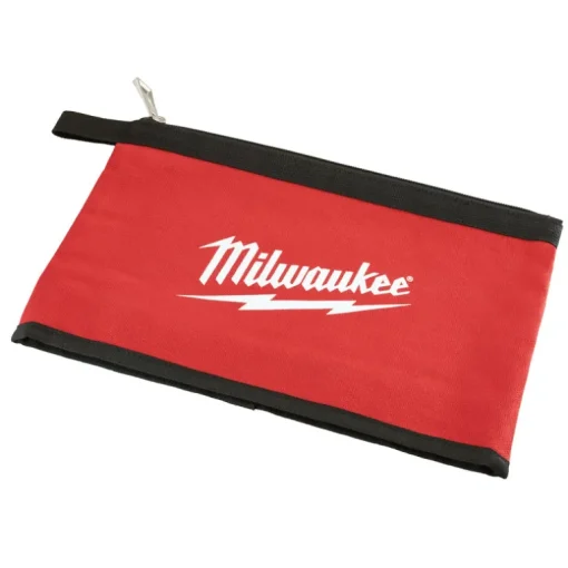 Milwaukee Canvas Tool Pouch 1 pocket Red 1 pc