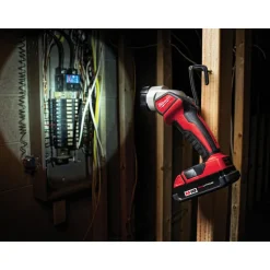 Milwaukee M18 100 lm Black/Red LED Work Light Flashlight
