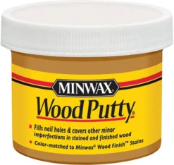 Minwax Cherry Sandable/Paintable Wood Putty 3.75 oz. for Indoor Use