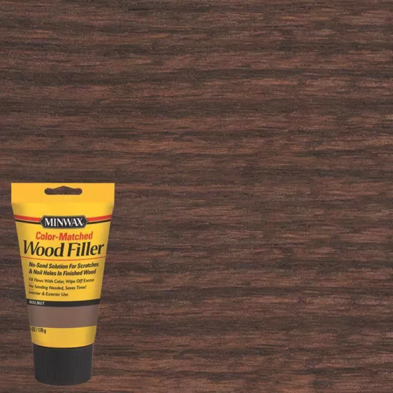 Minwax Color-Matched Walnut Wood Filler 6 oz