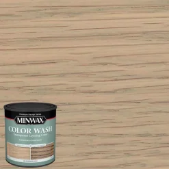 Minwax Design Series Color Wash Transparent Weathered Gray Water-Based Wood Stain 1 qt. (Pack of 4)