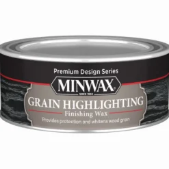 Minwax Design Series Grain Highlighting Matte N/A Water-Based Finishing Wax 8 oz (Pack of 4)