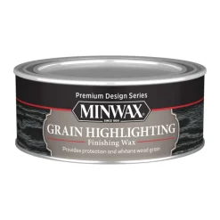 Minwax Design Series Grain Highlighting Matte N/A Water-Based Finishing Wax 8 oz (Pack of 4)