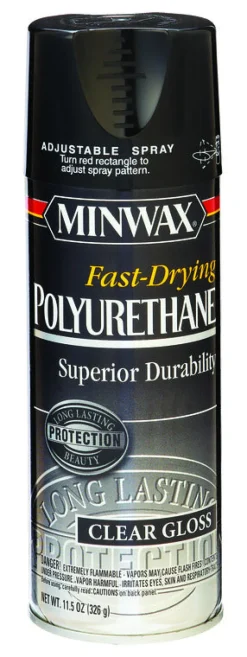 Minwax Gloss Clear Fast-Drying Polyurethane 11.5 oz. (Pack of 6)