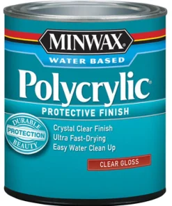 Minwax Gloss Clear Polycrylic 1 qt.