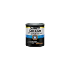 Minwax One Coat Transparent Semi-Gloss Polyurethane Stain 1 Qt.
