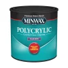 Minwax Polycrylic Satin Crystal Clear Water-Based Polyurethane 0.5 pt