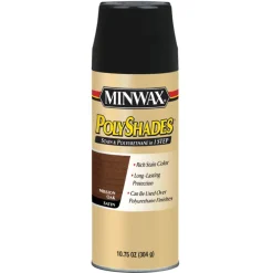 Minwax Polyshades Satin Mission Oak Fast Drying Polyurethane Spray 10.75 Oz. (Pack Of 6)