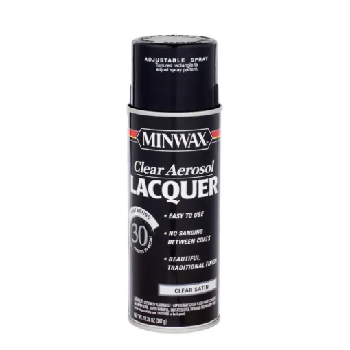 Minwax Satin Clear Lacquer 12.25 oz. (Pack of 6)