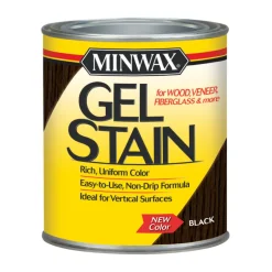 Minwax Transparent Low Luster Black Oil-Based Gel Stain 1 qt. (Pack of 4)