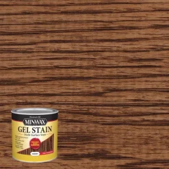 Minwax Transparent Low Luster Hickory Oil-Based Gel Stain 0.5 Pt.