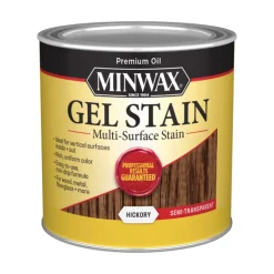 Minwax Transparent Low Luster Hickory Oil-Based Gel Stain 0.5 Pt.